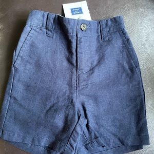 NWT! NEW, Janie and Jack navy shorts. Brand new with tags. Great gift!!